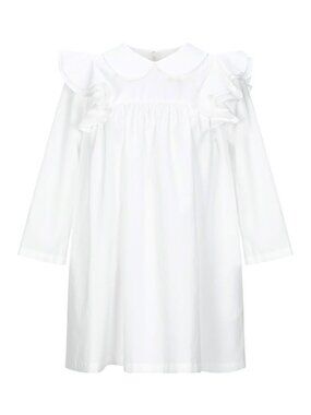 Comme des Garcons girl white baby doll ruffled blouse